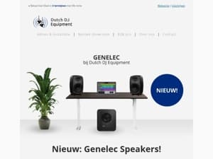 Nieuw binnen 🛒: Genelec speakers, open dagen & meer!