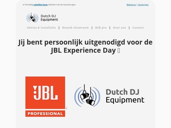 📩 Exclusieve uitnodiging: JBL x DDE Day 2025 in Amsterdam