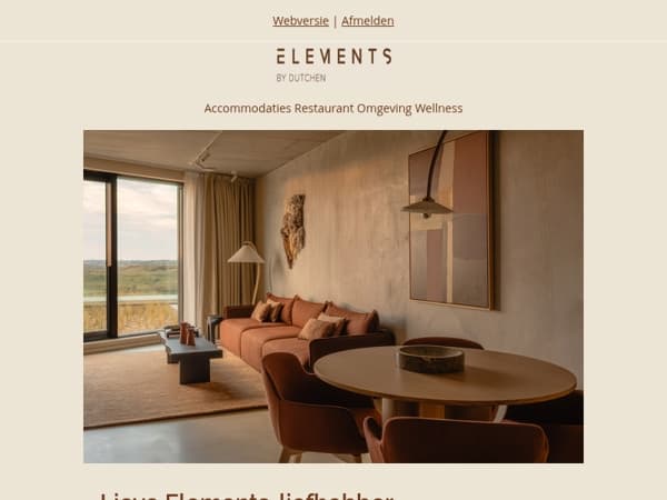 Nieuwe manieren om Elements te beleven – van stijlvolle appartementen tot lunch bij Dún