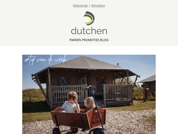 Tip van de week | Boek nu met gratis glampingcadeau