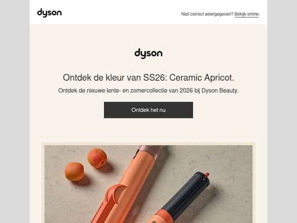 Dyson Beauty in de kleur van het seizoen