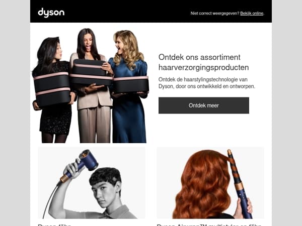 Ontdek de Dyson haarverzorging