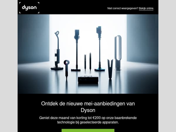 Mei exclusives: Ontvang tot €200 korting