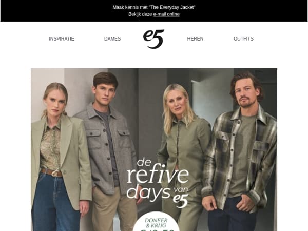 Refive days | Krijg € 12,50 per ingezamelde tas kledij