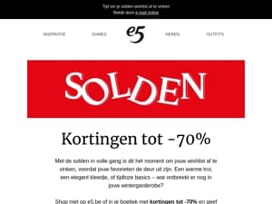 Tot 70% korting op jouw winterfavorieten