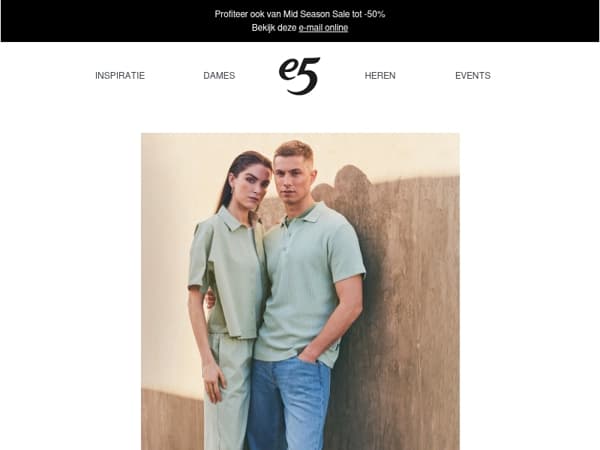 Nu: -50% op de tweede broek