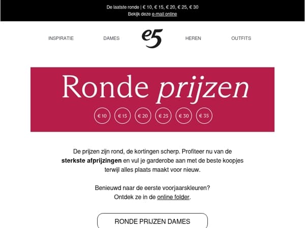 Jouw winterfavorieten aan ronde prijzen