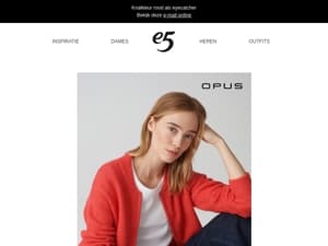 Nieuw bij Opus: looks to love