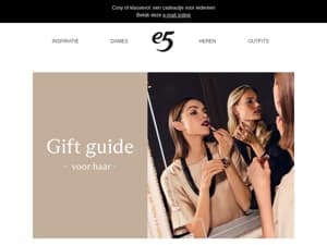 Cadeaugids voor haar