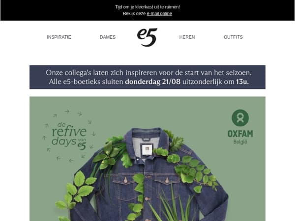 De refive days t.v.v. Oxfam België gaan bijna van start