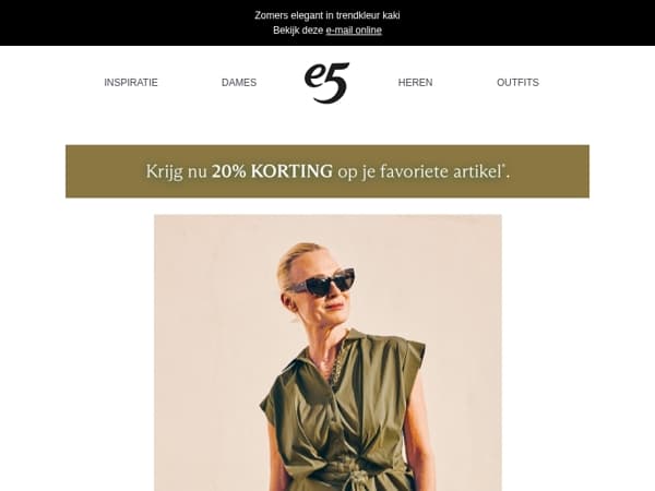 Nieuw | Cityproof chic in trendkleur kaki