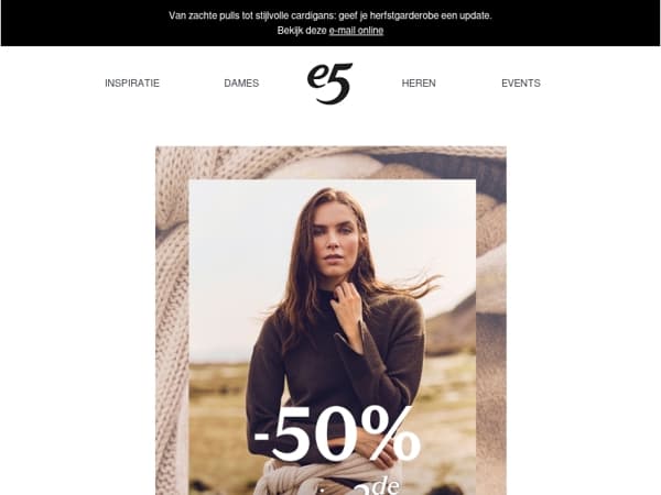 Klaar voor knusse dagen | Je 2e damestrui aan -50%