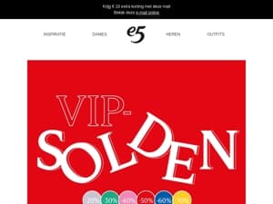 VIP-solden tot -70%