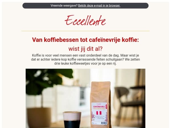 Deze 3 koffieweetjes ken je waarschijnlijk nog niet