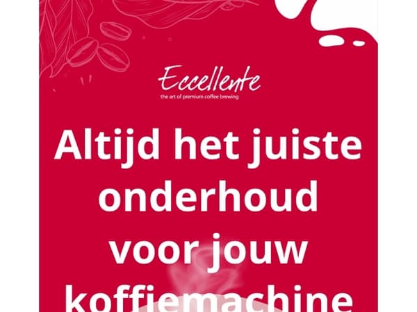 ☕️ Altijd het juiste onderhoud voor jouw koffiemachine