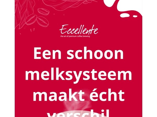 ☕️ Een schoon melksysteem maakt écht verschil