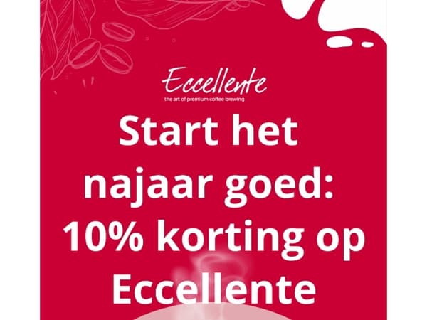 ☕️ Start het najaar goed: 10% korting op Eccellente onderhoud