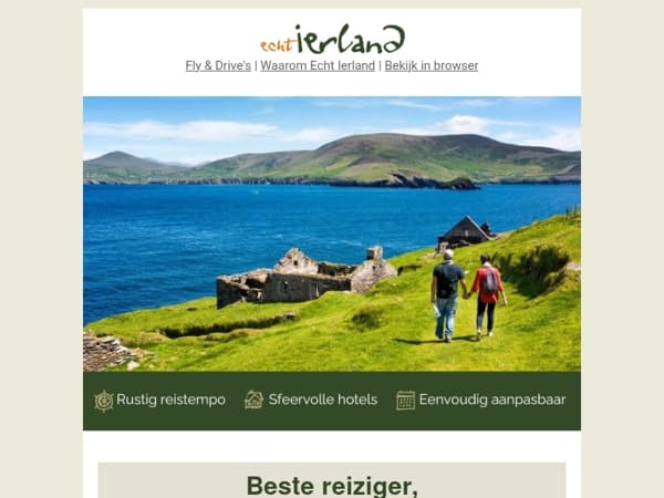 Ga lastminute naar Ierland - wij hebben nog beschikbaarheid