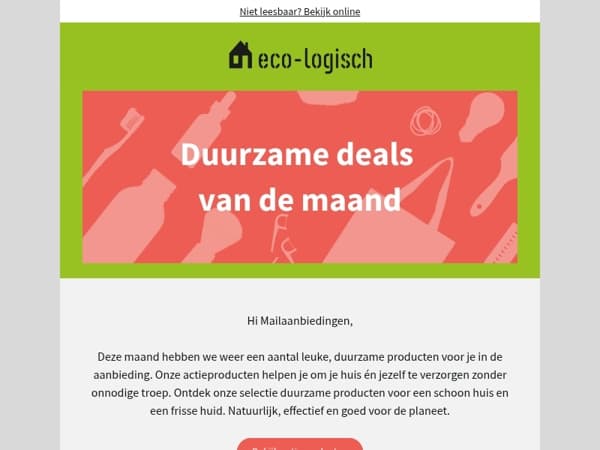 💚🏡 Bekijk onze duurzame deals van de maand!