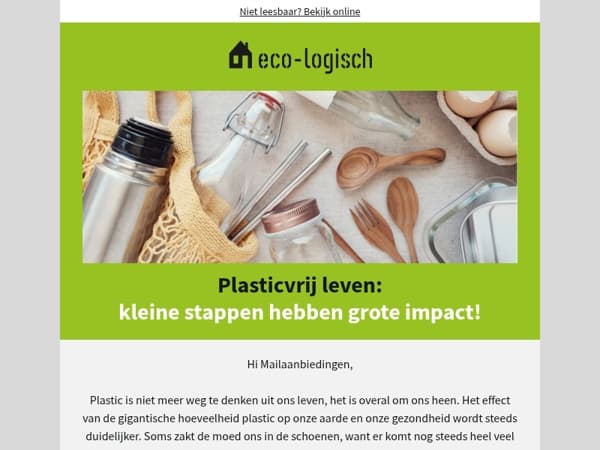 💚🏡 Slimme tips voor een plasticvrij leven