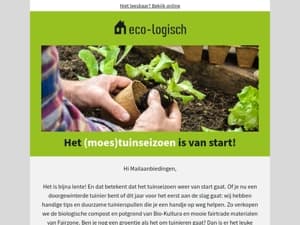 💚🏡 Steek je groene vingers uit de mouwen!