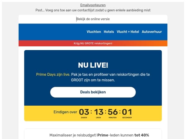 💥 De Prime Days zijn aangebroken - je aanbiedingen wachten op je