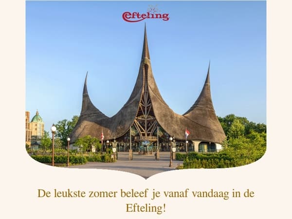 erik, de zomer in de Efteling begint vandaag