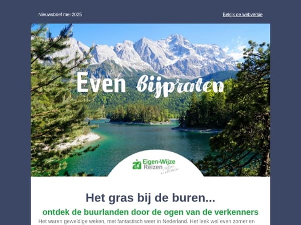 Het gras bij de buren...