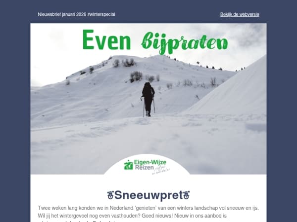 ❄️Winter in Nederland en op de Canarische Eilanden