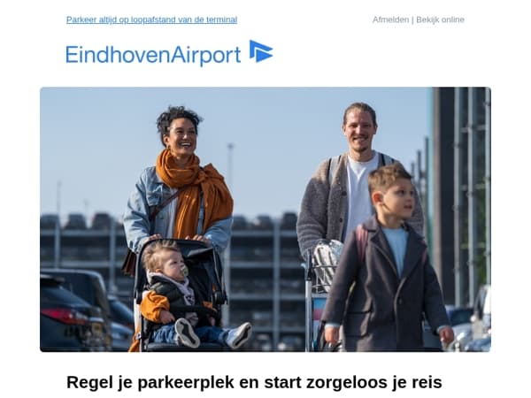 Bijna klaar voor vertrek? Denk ook aan parkeren! 🚘