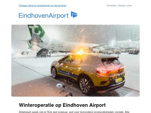 Zo bleef Eindhoven Airport in beweging tijdens de sneeuw ✈️