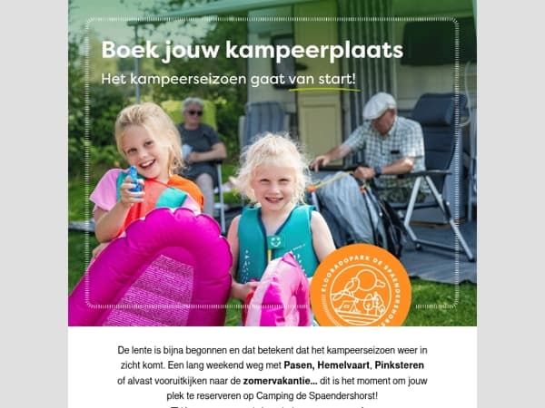 Kom kamperen in Brabant! ☀️