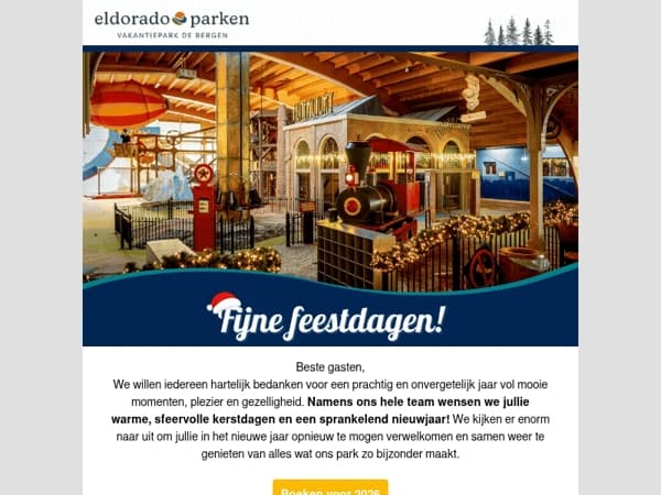 Fijne feestdagen namens Vakantiepark de Bergen🎄🎆