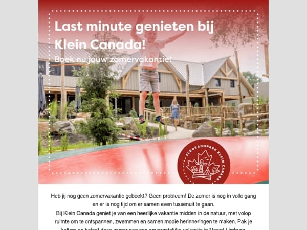 ☀️ Last minute genieten in Canadese sferen