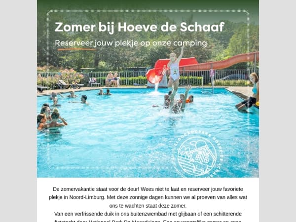 Vier de zomer bij Hoeve de Schaaf! 🌞