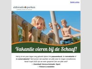 Kom genieten bij Familiecamping De Schaaf