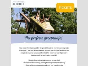 Het perfecte groepsuitje bij Avonturenpark de Bergen 🎉