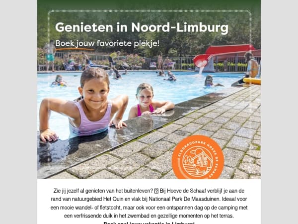 Kom genieten in Noord-Limburg☀️