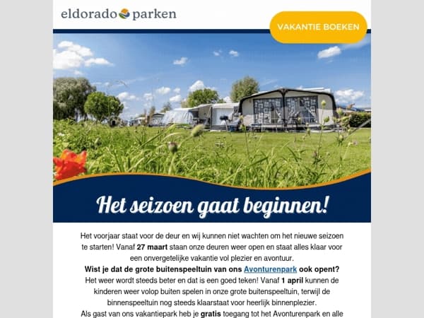 Geniet van het voorjaar bij Vakantiepark De Bergen!