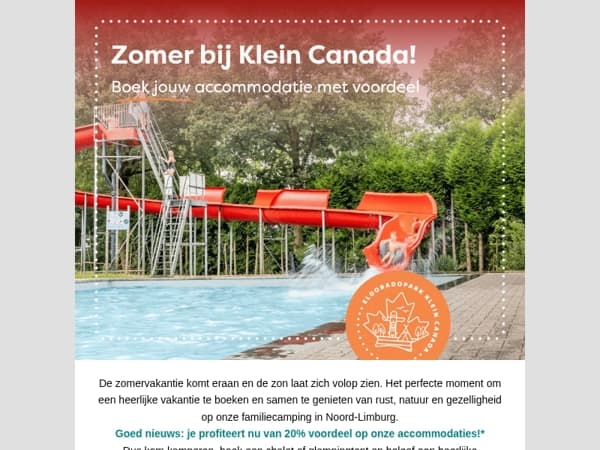 Vier de zomer bij Klein Canada! 😎