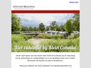 Kom genieten bij Familiecamping Klein Canada ☀️🇨🇦