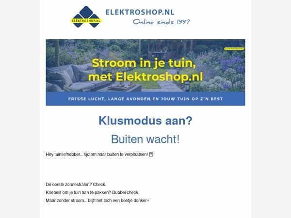 Ready om in de tuin te zitten?