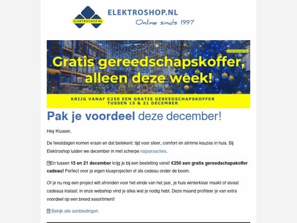 Voordeel bij Elektroshop! 🔥