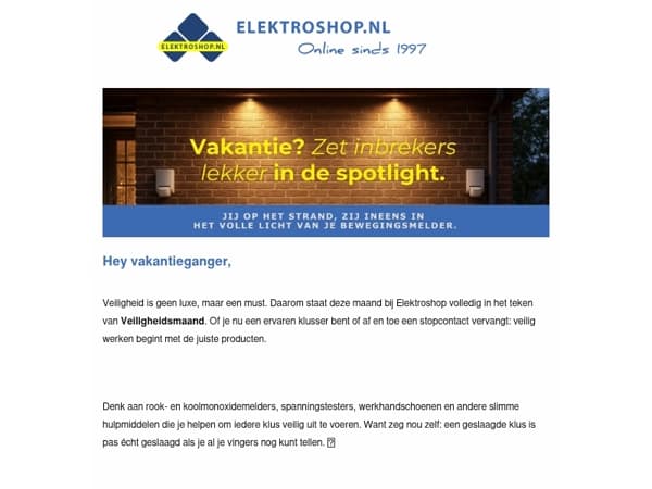 Veiligheid voorop. Altijd. 🔒⚡