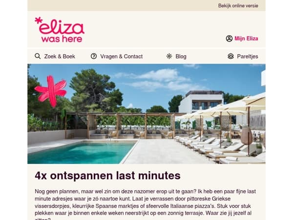 Zonnige plannen voor deze nazomer
