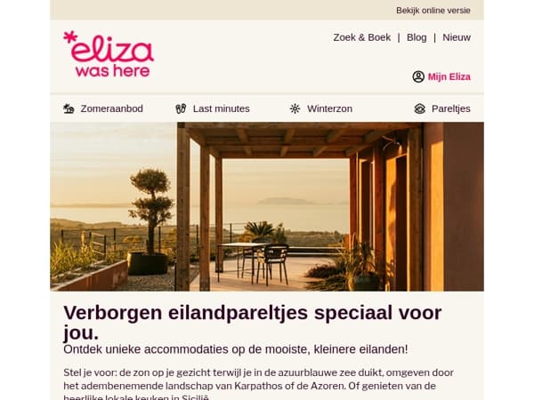 Ontdek jouw volgende eilandparadijs, Mail!