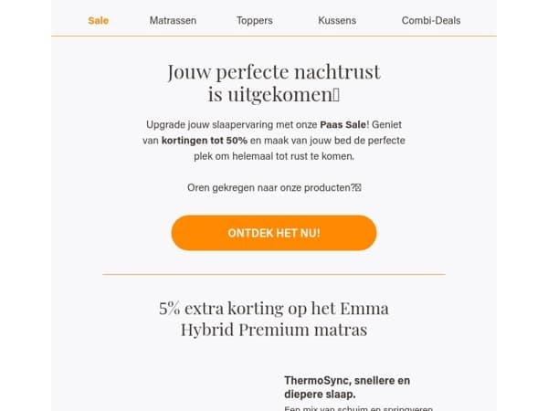 Emma's Paas Sale gaat nu van start!