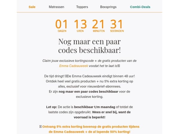 🔔Nog maar een paar kortingscodes resterend🔔