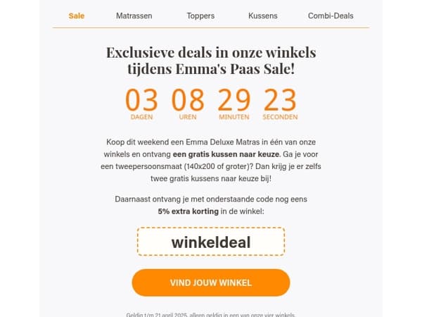 Dit paasweekend: Exclusieve deals in onze winkels 🐰