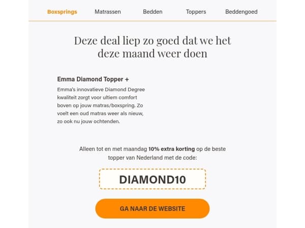 Wegens succes, weer 10% extra korting!